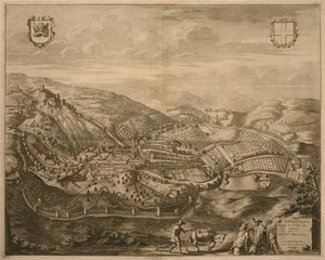 Amsterdam'da Pierre Mortier tarafından yayınlanan 'Les Villes de Venetie', 1704'ten Serravalle Haritası